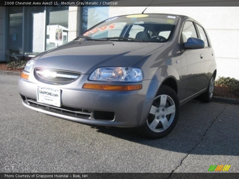 Medium Gray Metallic / Charcoal 2008 Chevrolet Aveo Aveo5 LS
