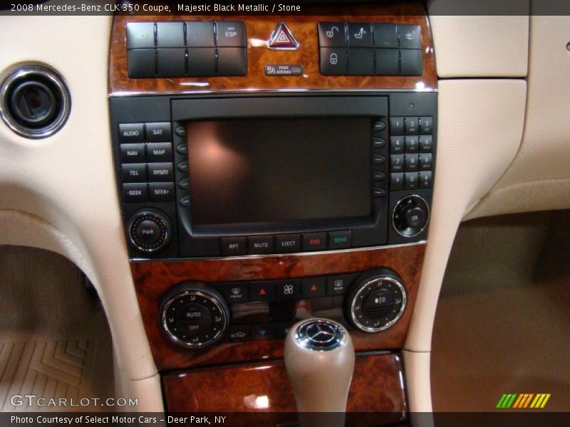 Majestic Black Metallic / Stone 2008 Mercedes-Benz CLK 350 Coupe