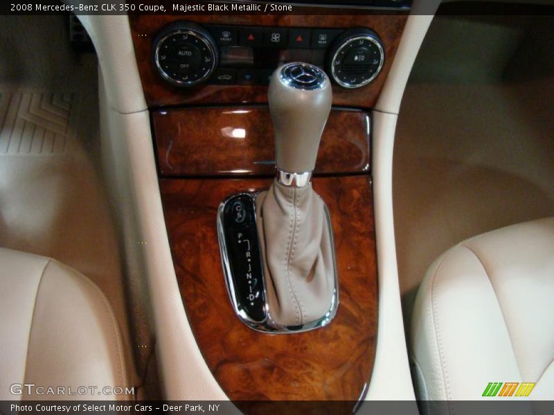 Majestic Black Metallic / Stone 2008 Mercedes-Benz CLK 350 Coupe