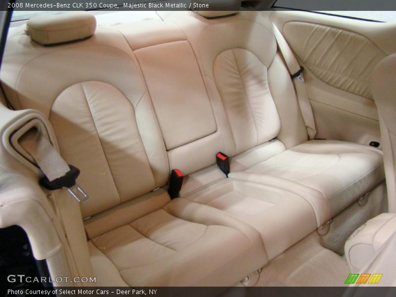 Majestic Black Metallic / Stone 2008 Mercedes-Benz CLK 350 Coupe