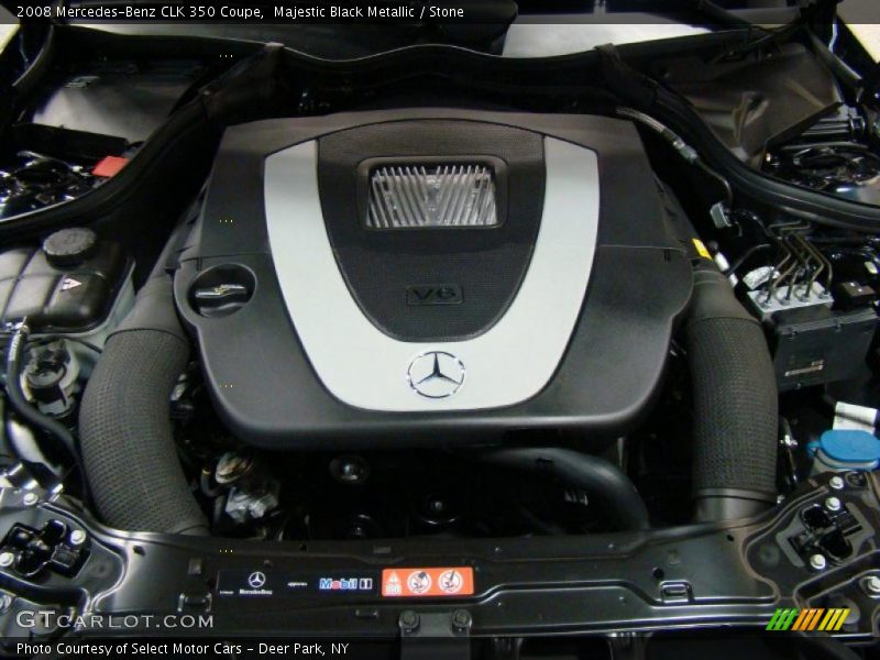 Majestic Black Metallic / Stone 2008 Mercedes-Benz CLK 350 Coupe