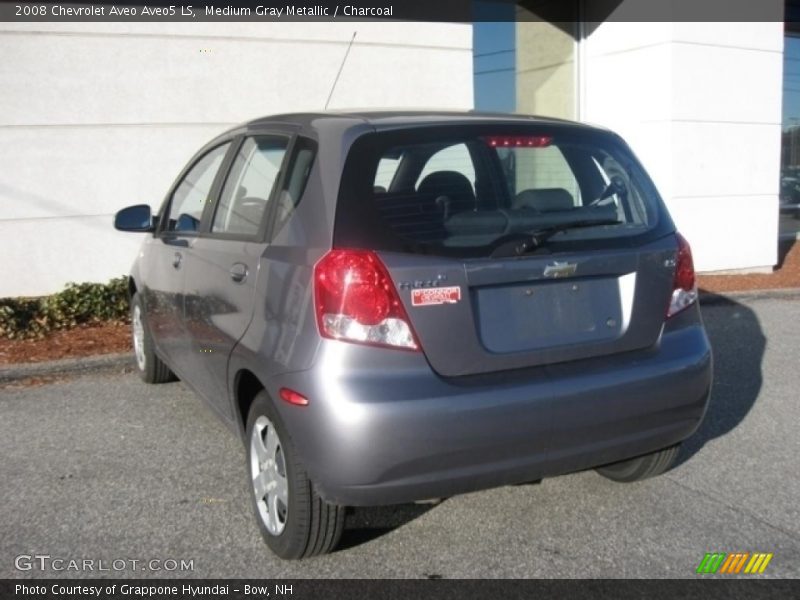 Medium Gray Metallic / Charcoal 2008 Chevrolet Aveo Aveo5 LS