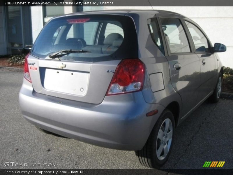 Medium Gray Metallic / Charcoal 2008 Chevrolet Aveo Aveo5 LS