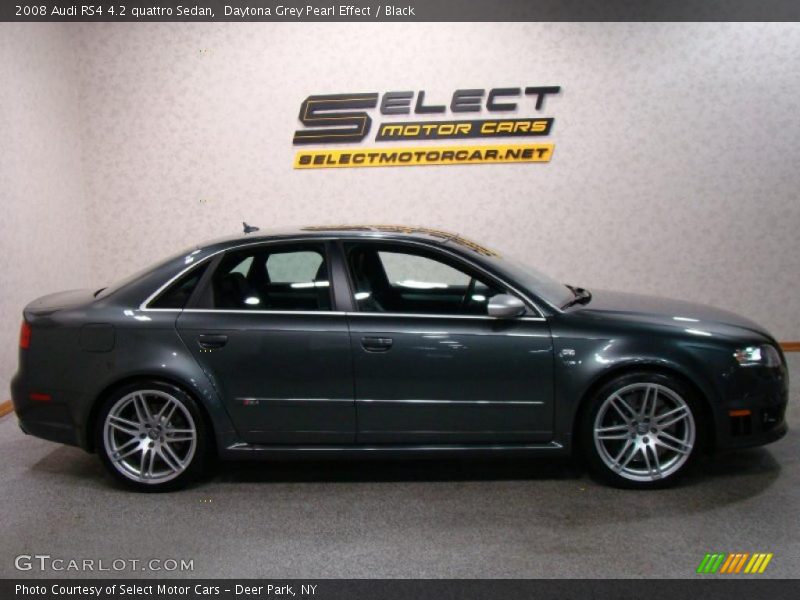 Daytona Grey Pearl Effect / Black 2008 Audi RS4 4.2 quattro Sedan