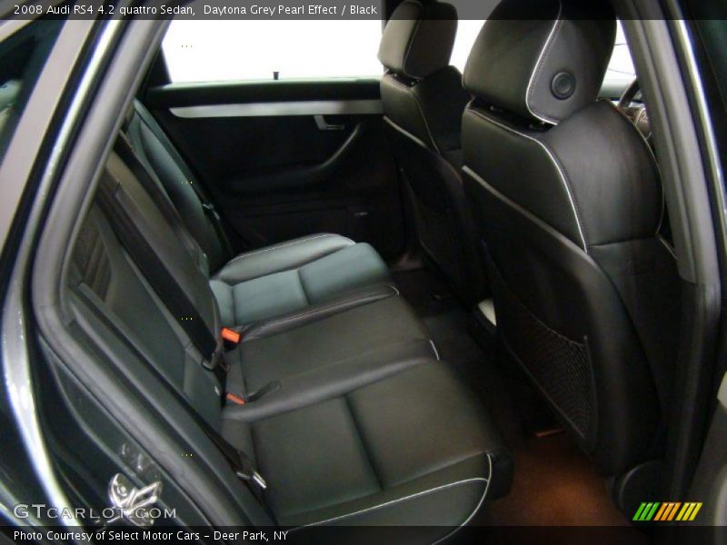 Daytona Grey Pearl Effect / Black 2008 Audi RS4 4.2 quattro Sedan