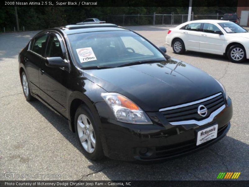 Super Black / Charcoal 2008 Nissan Altima 2.5 SL