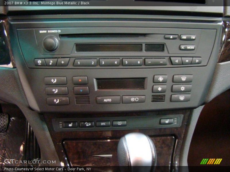 Montego Blue Metallic / Black 2007 BMW X3 3.0si