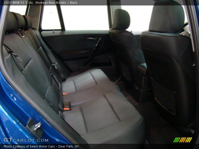 Montego Blue Metallic / Black 2007 BMW X3 3.0si