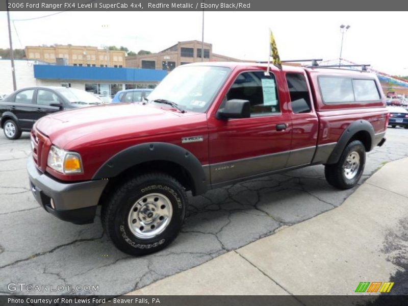 Redfire Metallic / Ebony Black/Red 2006 Ford Ranger FX4 Level II SuperCab 4x4