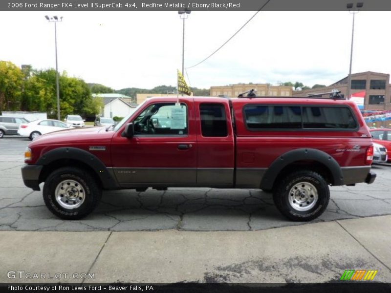 Redfire Metallic / Ebony Black/Red 2006 Ford Ranger FX4 Level II SuperCab 4x4