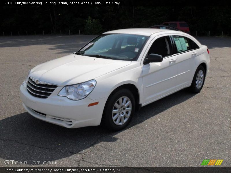 Stone White / Dark Slate Gray 2010 Chrysler Sebring Touring Sedan