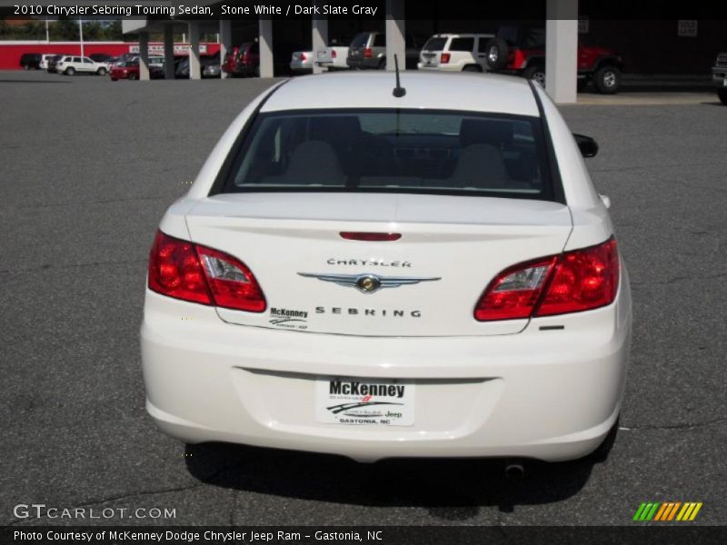 Stone White / Dark Slate Gray 2010 Chrysler Sebring Touring Sedan