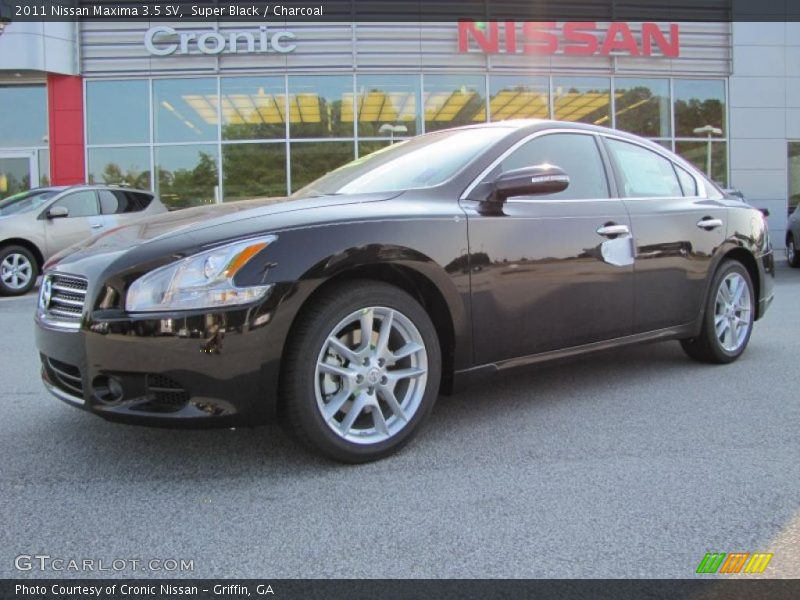 Super Black / Charcoal 2011 Nissan Maxima 3.5 SV