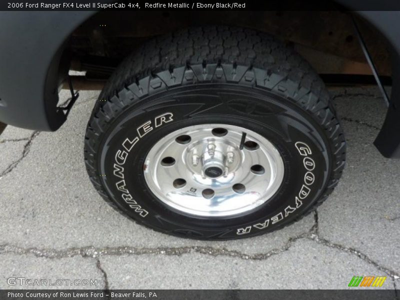 Redfire Metallic / Ebony Black/Red 2006 Ford Ranger FX4 Level II SuperCab 4x4
