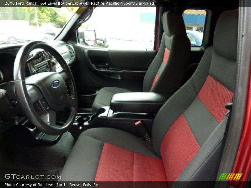 Redfire Metallic / Ebony Black/Red 2006 Ford Ranger FX4 Level II SuperCab 4x4