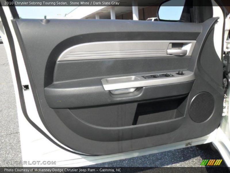 Stone White / Dark Slate Gray 2010 Chrysler Sebring Touring Sedan