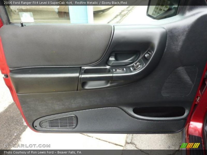Redfire Metallic / Ebony Black/Red 2006 Ford Ranger FX4 Level II SuperCab 4x4