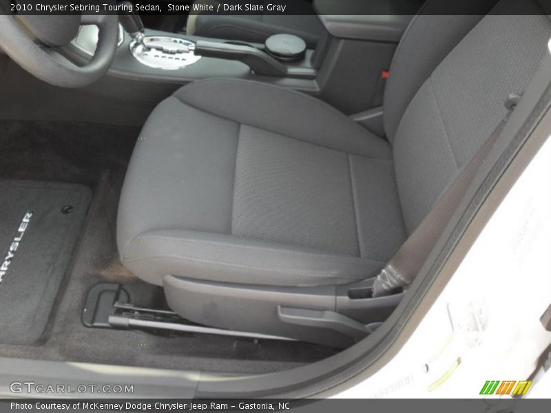 Stone White / Dark Slate Gray 2010 Chrysler Sebring Touring Sedan