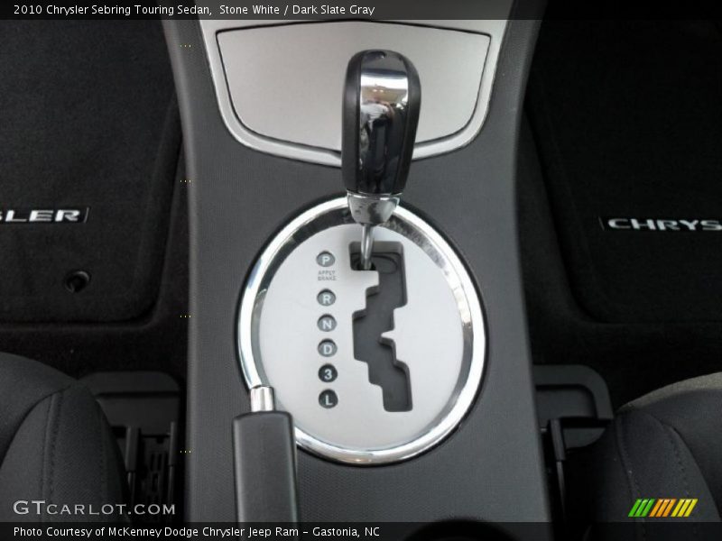 Stone White / Dark Slate Gray 2010 Chrysler Sebring Touring Sedan