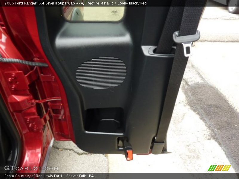 Redfire Metallic / Ebony Black/Red 2006 Ford Ranger FX4 Level II SuperCab 4x4