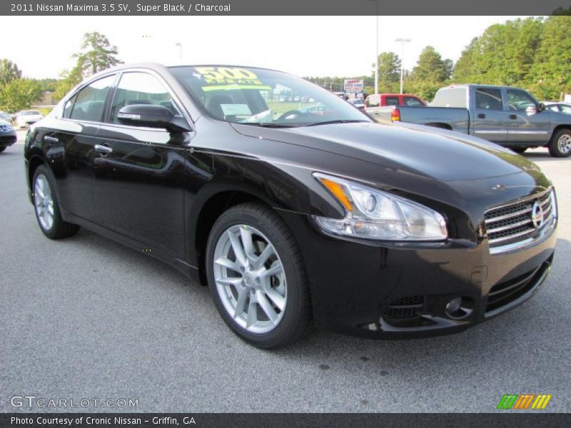 Super Black / Charcoal 2011 Nissan Maxima 3.5 SV