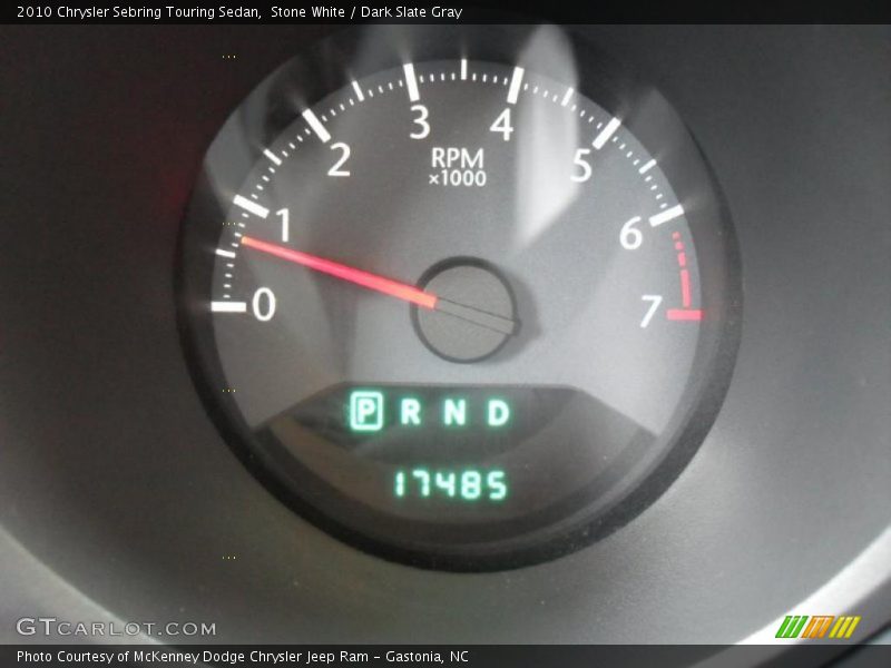 Stone White / Dark Slate Gray 2010 Chrysler Sebring Touring Sedan
