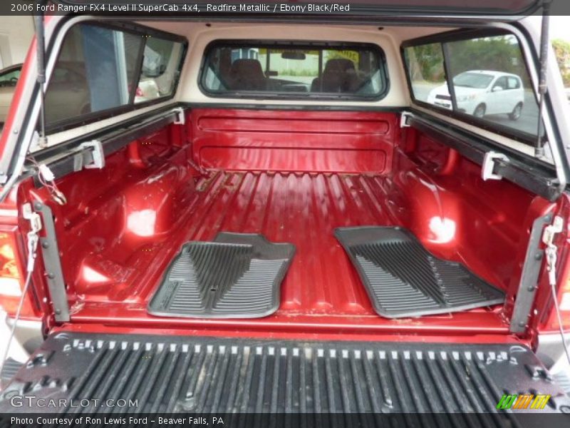 Redfire Metallic / Ebony Black/Red 2006 Ford Ranger FX4 Level II SuperCab 4x4