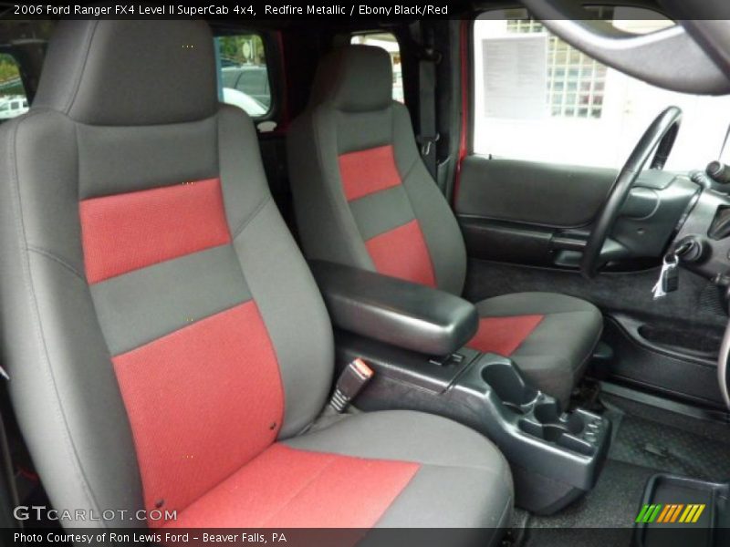 Redfire Metallic / Ebony Black/Red 2006 Ford Ranger FX4 Level II SuperCab 4x4