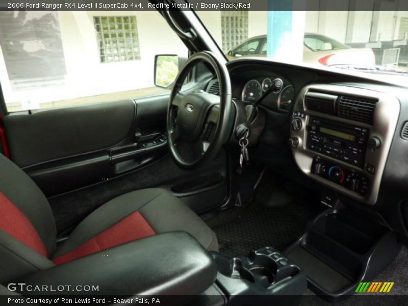 Redfire Metallic / Ebony Black/Red 2006 Ford Ranger FX4 Level II SuperCab 4x4