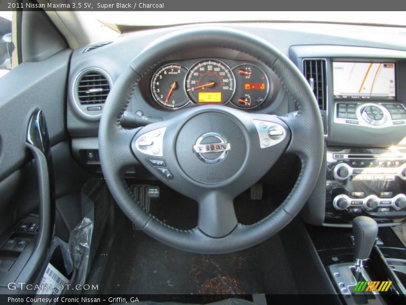 Super Black / Charcoal 2011 Nissan Maxima 3.5 SV