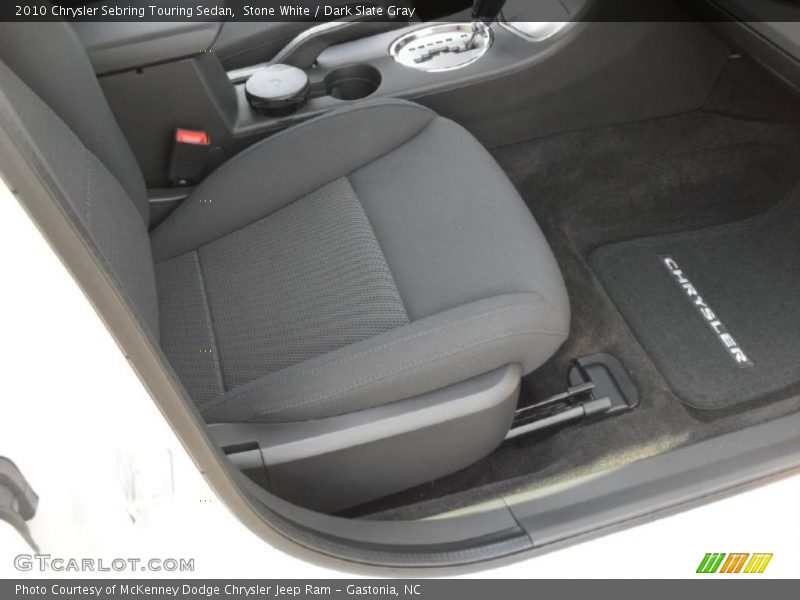 Stone White / Dark Slate Gray 2010 Chrysler Sebring Touring Sedan