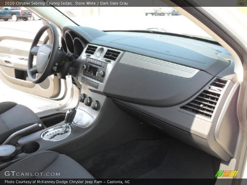 Stone White / Dark Slate Gray 2010 Chrysler Sebring Touring Sedan