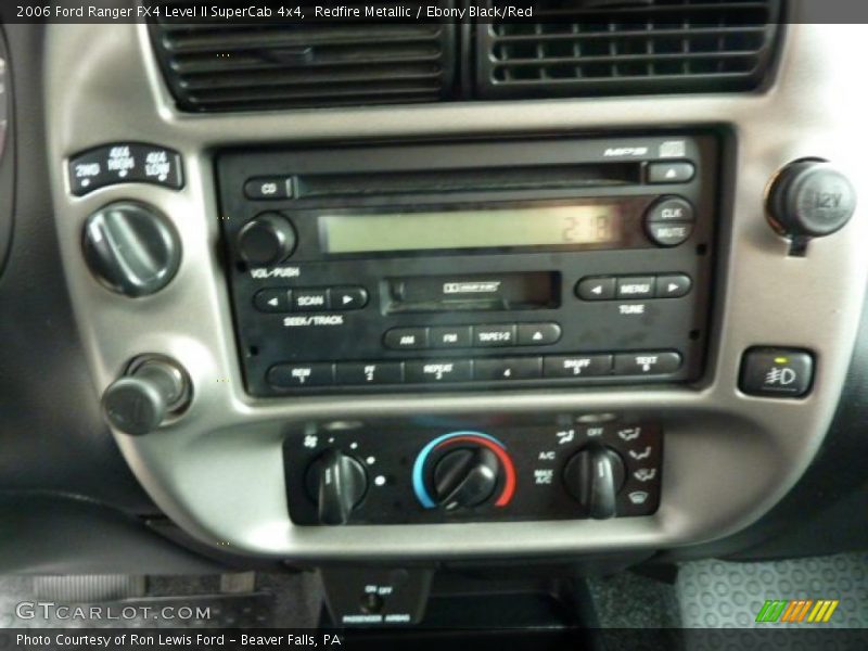 Redfire Metallic / Ebony Black/Red 2006 Ford Ranger FX4 Level II SuperCab 4x4