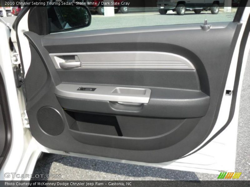 Stone White / Dark Slate Gray 2010 Chrysler Sebring Touring Sedan