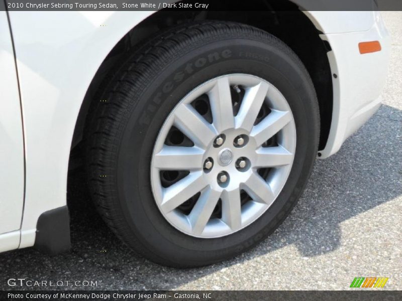 Stone White / Dark Slate Gray 2010 Chrysler Sebring Touring Sedan