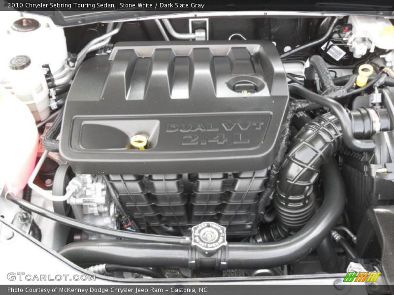 Stone White / Dark Slate Gray 2010 Chrysler Sebring Touring Sedan