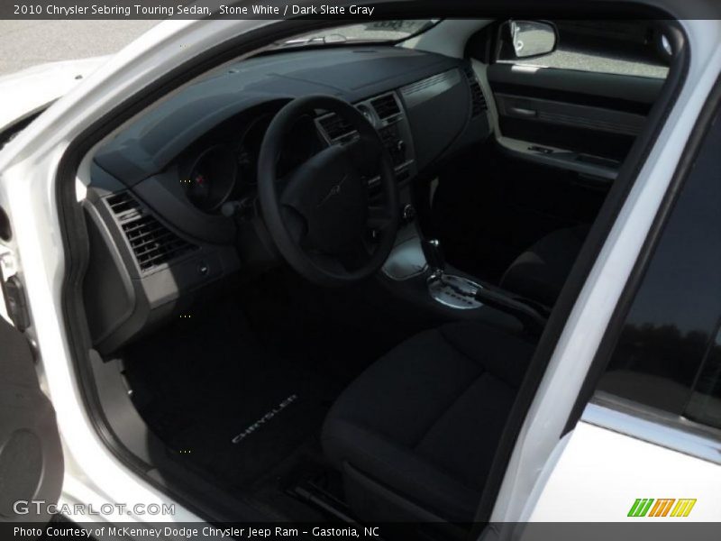 Stone White / Dark Slate Gray 2010 Chrysler Sebring Touring Sedan