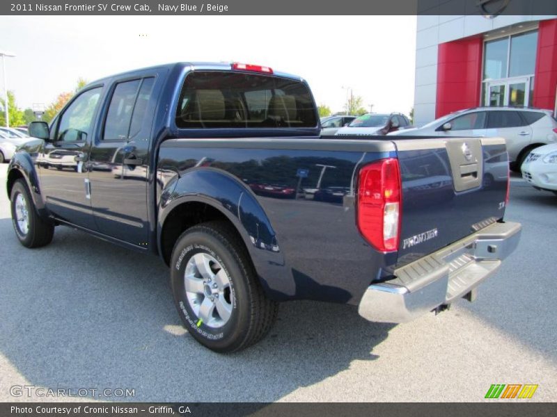 Navy Blue / Beige 2011 Nissan Frontier SV Crew Cab