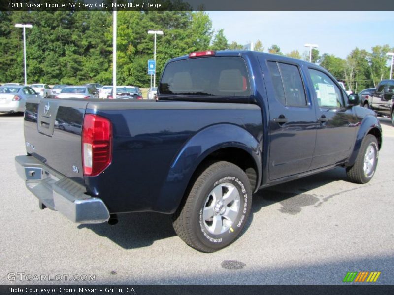 Navy Blue / Beige 2011 Nissan Frontier SV Crew Cab