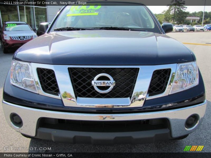 Navy Blue / Beige 2011 Nissan Frontier SV Crew Cab