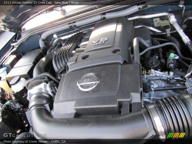 Navy Blue / Beige 2011 Nissan Frontier SV Crew Cab