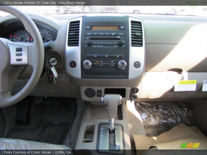 Navy Blue / Beige 2011 Nissan Frontier SV Crew Cab