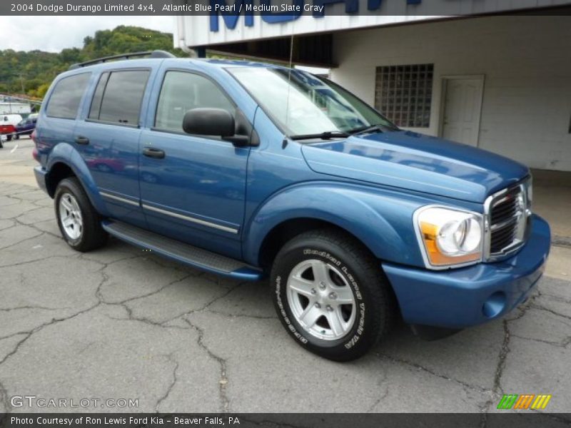 Atlantic Blue Pearl / Medium Slate Gray 2004 Dodge Durango Limited 4x4