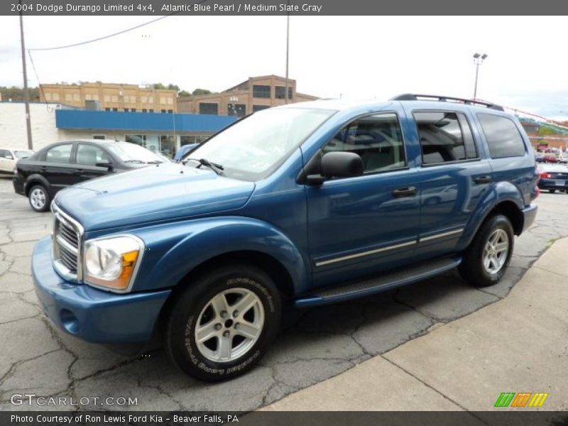 Atlantic Blue Pearl / Medium Slate Gray 2004 Dodge Durango Limited 4x4