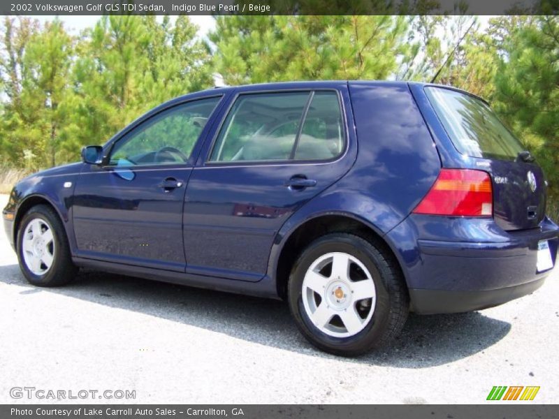 Indigo Blue Pearl / Beige 2002 Volkswagen Golf GLS TDI Sedan