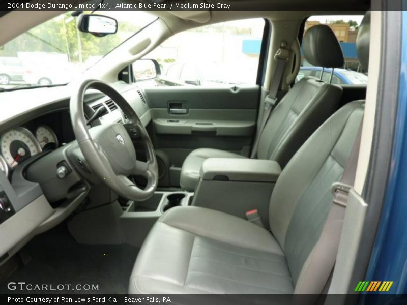 Atlantic Blue Pearl / Medium Slate Gray 2004 Dodge Durango Limited 4x4