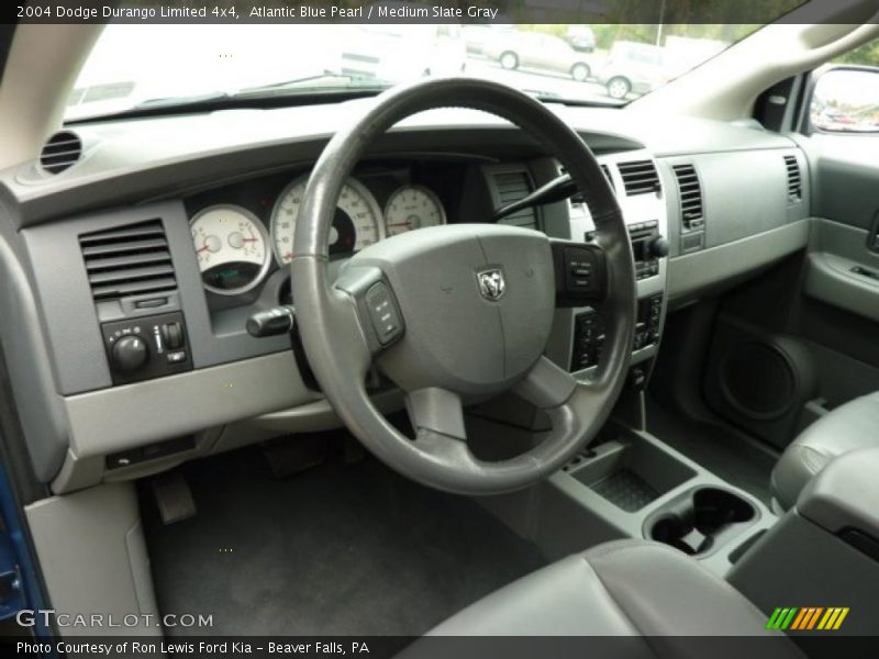 Atlantic Blue Pearl / Medium Slate Gray 2004 Dodge Durango Limited 4x4