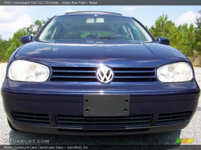 Indigo Blue Pearl / Beige 2002 Volkswagen Golf GLS TDI Sedan
