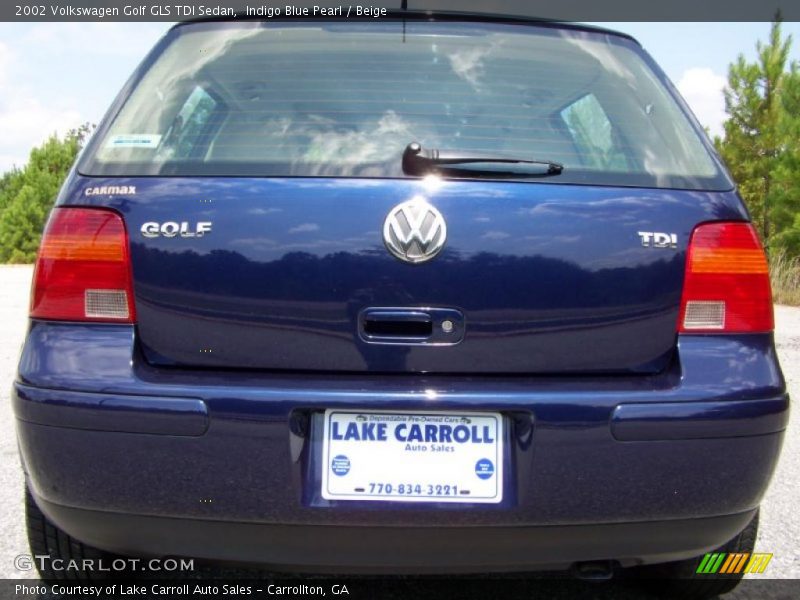 Indigo Blue Pearl / Beige 2002 Volkswagen Golf GLS TDI Sedan