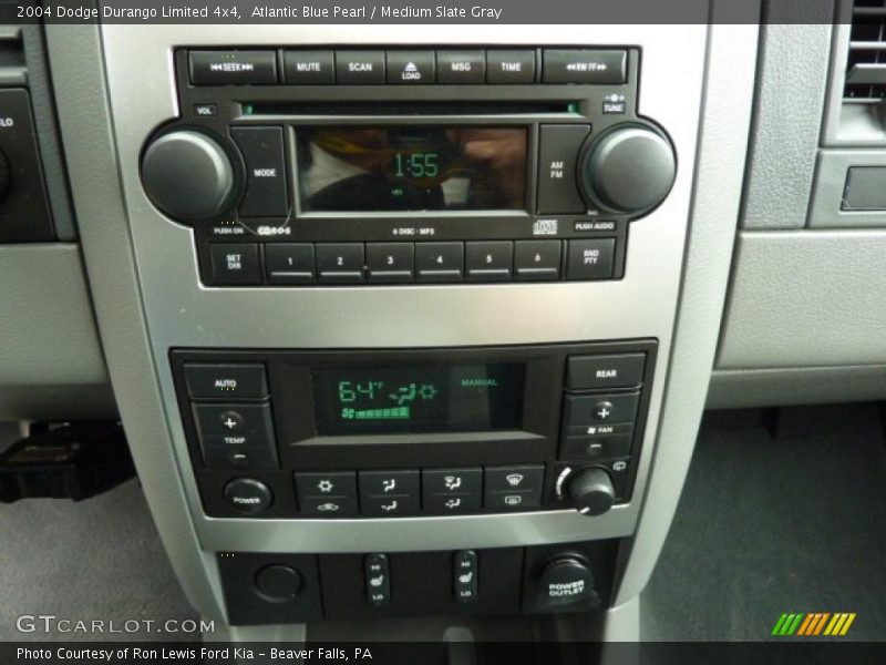 Atlantic Blue Pearl / Medium Slate Gray 2004 Dodge Durango Limited 4x4
